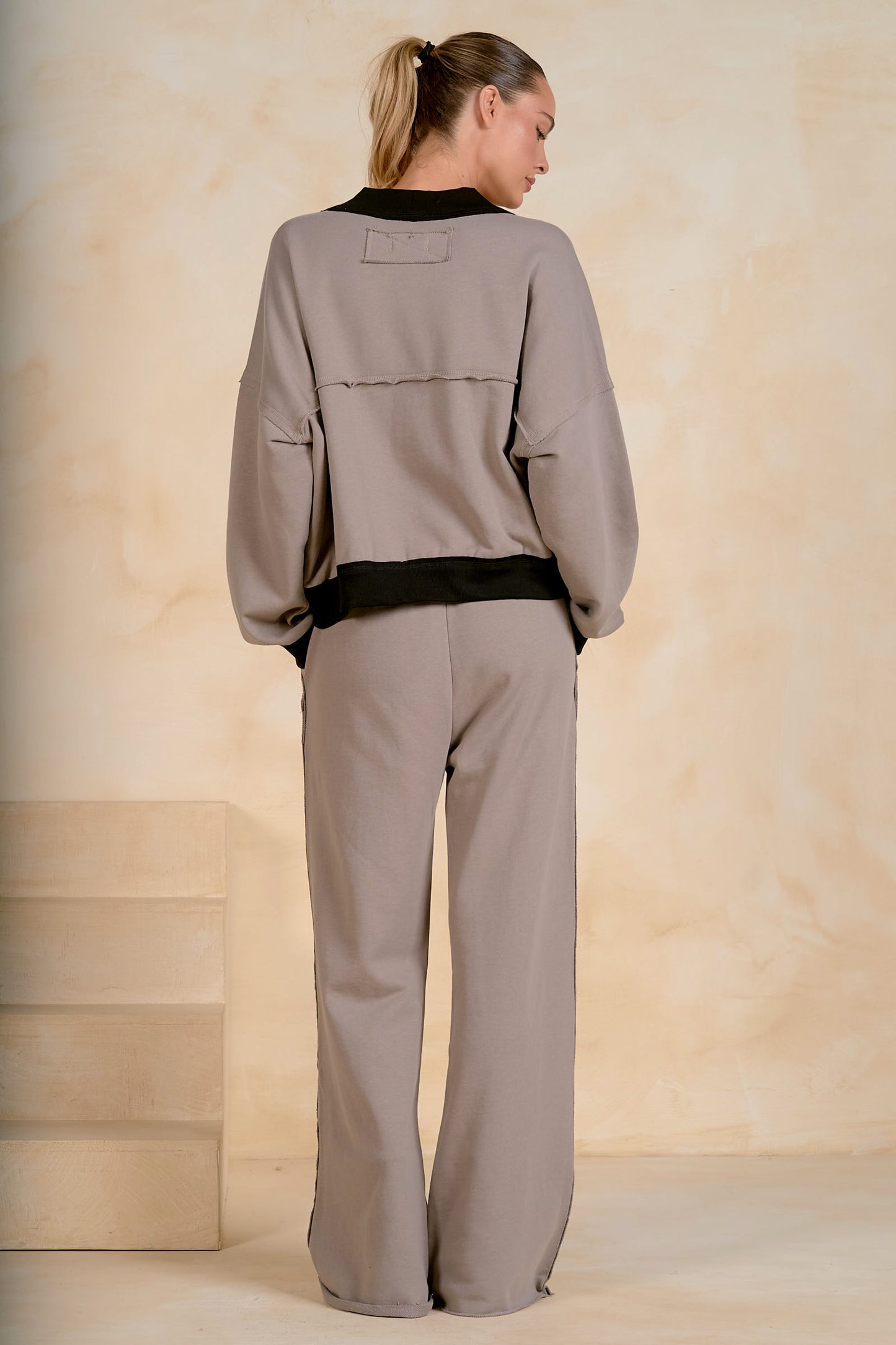 Taupe Zip-Up Jacket